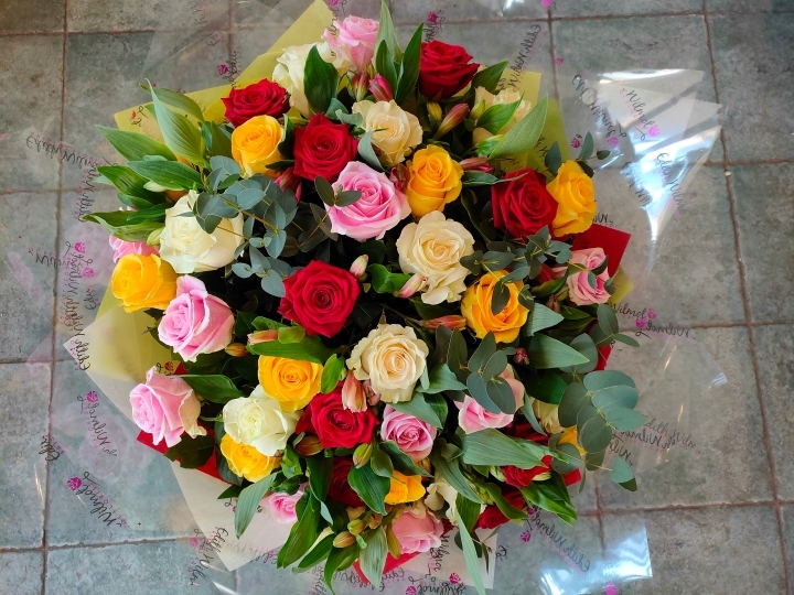 Four Seasons   40 Roses Hand Tied