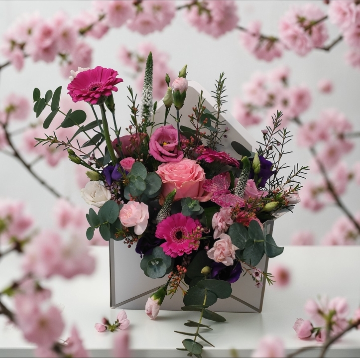 Mother’s Day Pink & Plum Letter