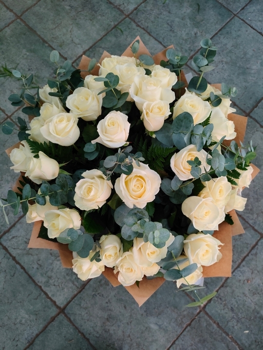 Pure Devotion   30 White Roses