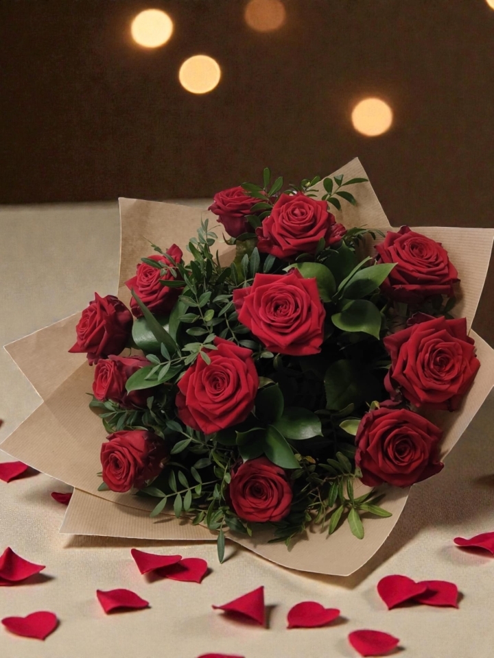 Valentine’s Dozen – 12 Red Roses