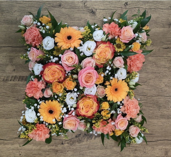 Vibrant Pillow Funeral Tribute