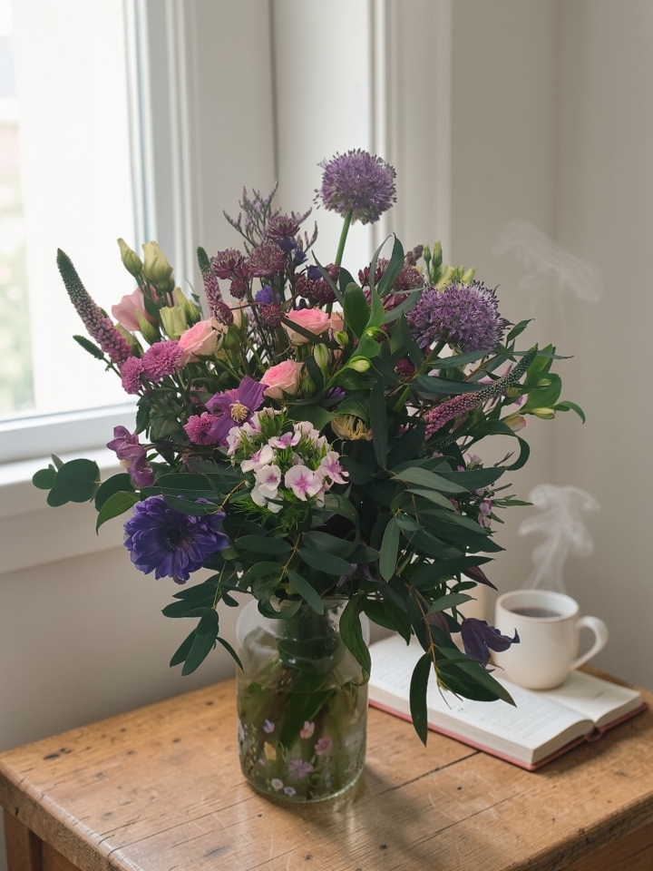 Wild Flower Spring Jar